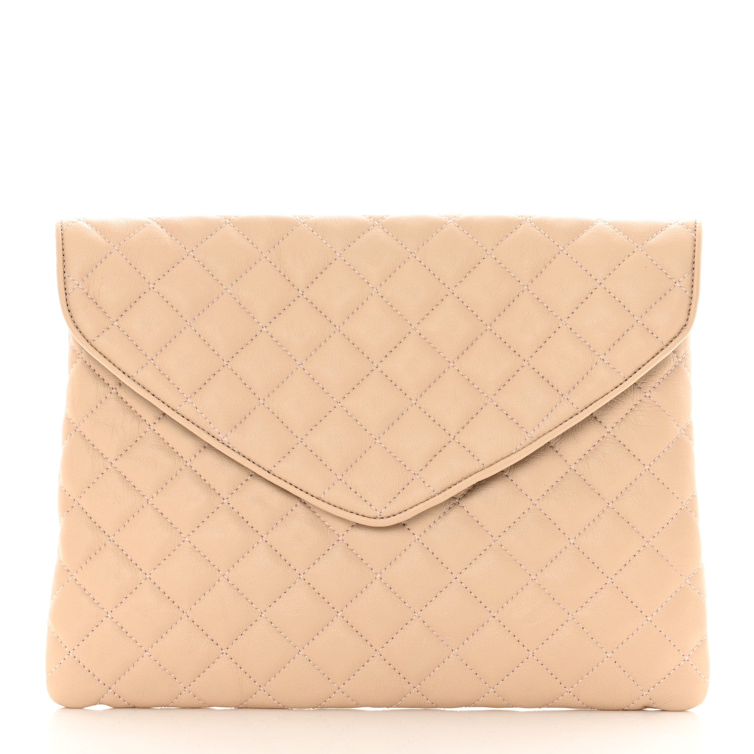 Chanel Lambskin Quilted Cap Toe Slipper With Pouch 37 Beige Black 11 of 14