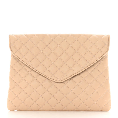 Chanel Lambskin Quilted Cap Toe Slipper With Pouch 37 Beige Black 11 of 14