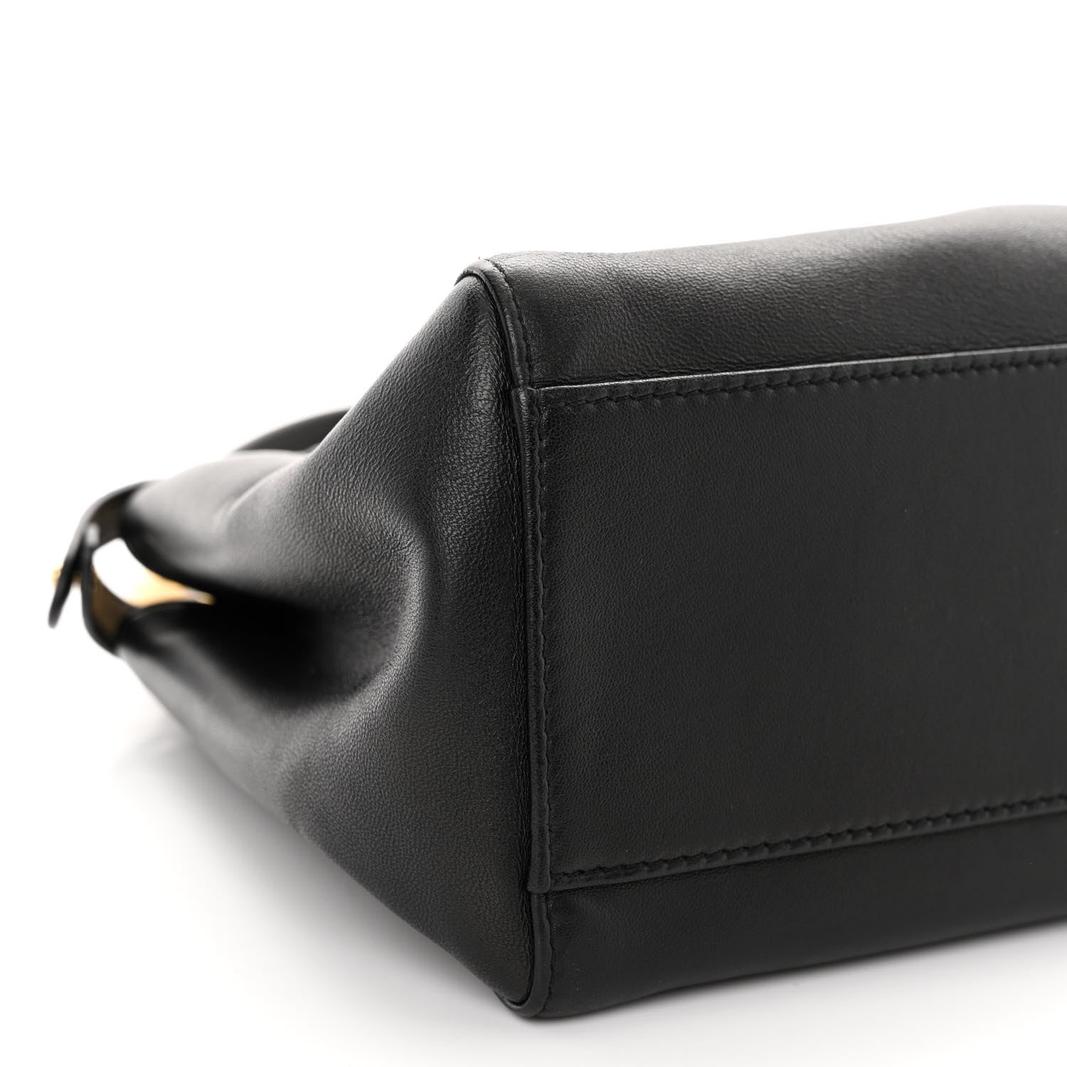Fendi Nappa Mini Peekaboo Iconic Satchel Black 8 of 9