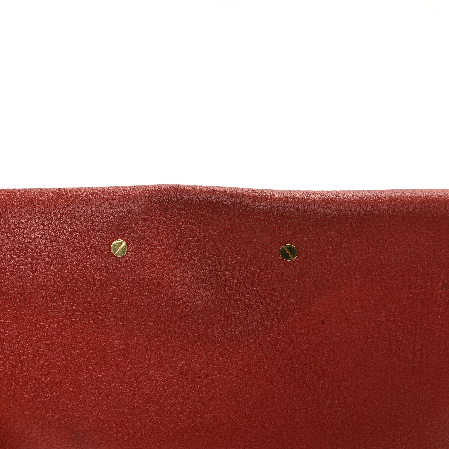 Chloe Grained Calfskin Drew Folded Clutch Red 7 of 9