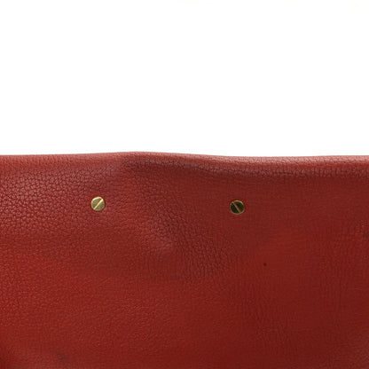Chloe Grained Calfskin Drew Folded Clutch Red 7 of 9