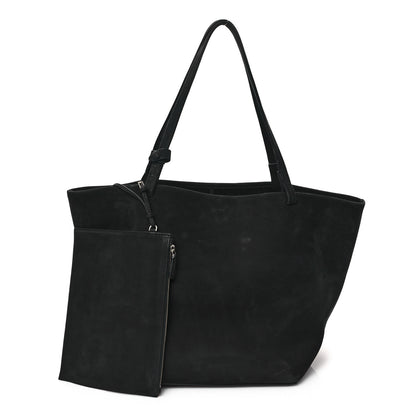 The Row Suede Park Tote Three Black 3 of 10