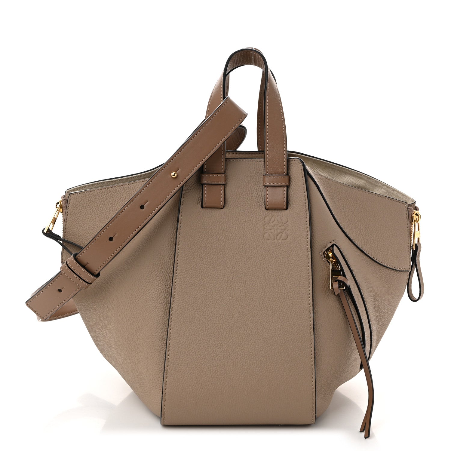 Loewe Calfskin Mini Hammock Shoulder Bag Sand Mink 1 of 11