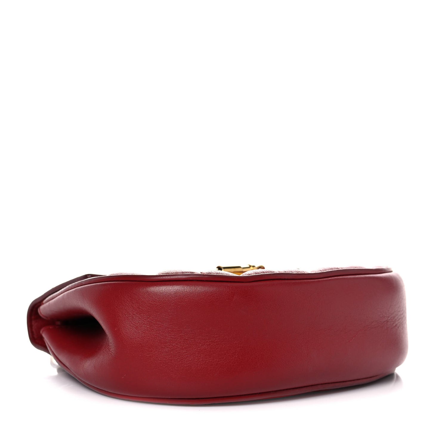 Calfskin Quilted Mini Drew Bijou Shoulder Bag Red
