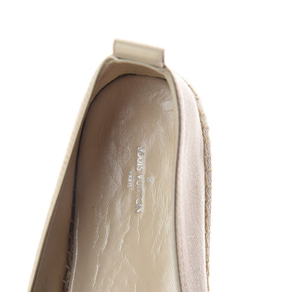 Louis Vuitton Canvas Waterfall Espadrille Flats 39 Ecru 5 of 8