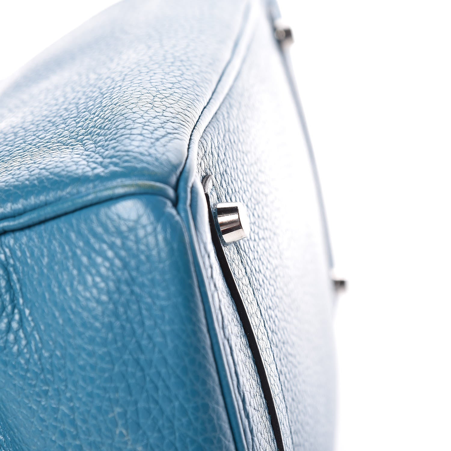 Hermes Taurillon Clemence Birkin 30 Bleu Izmir 31 of 34