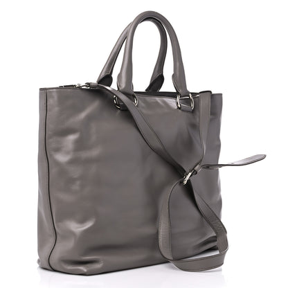Prada Soft Calf Shopping Tote Argilla 3 of 10