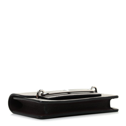 Hermes Evercolor Bi-Color Roulis Slim Wallet Rouge Sellier 4 of 7