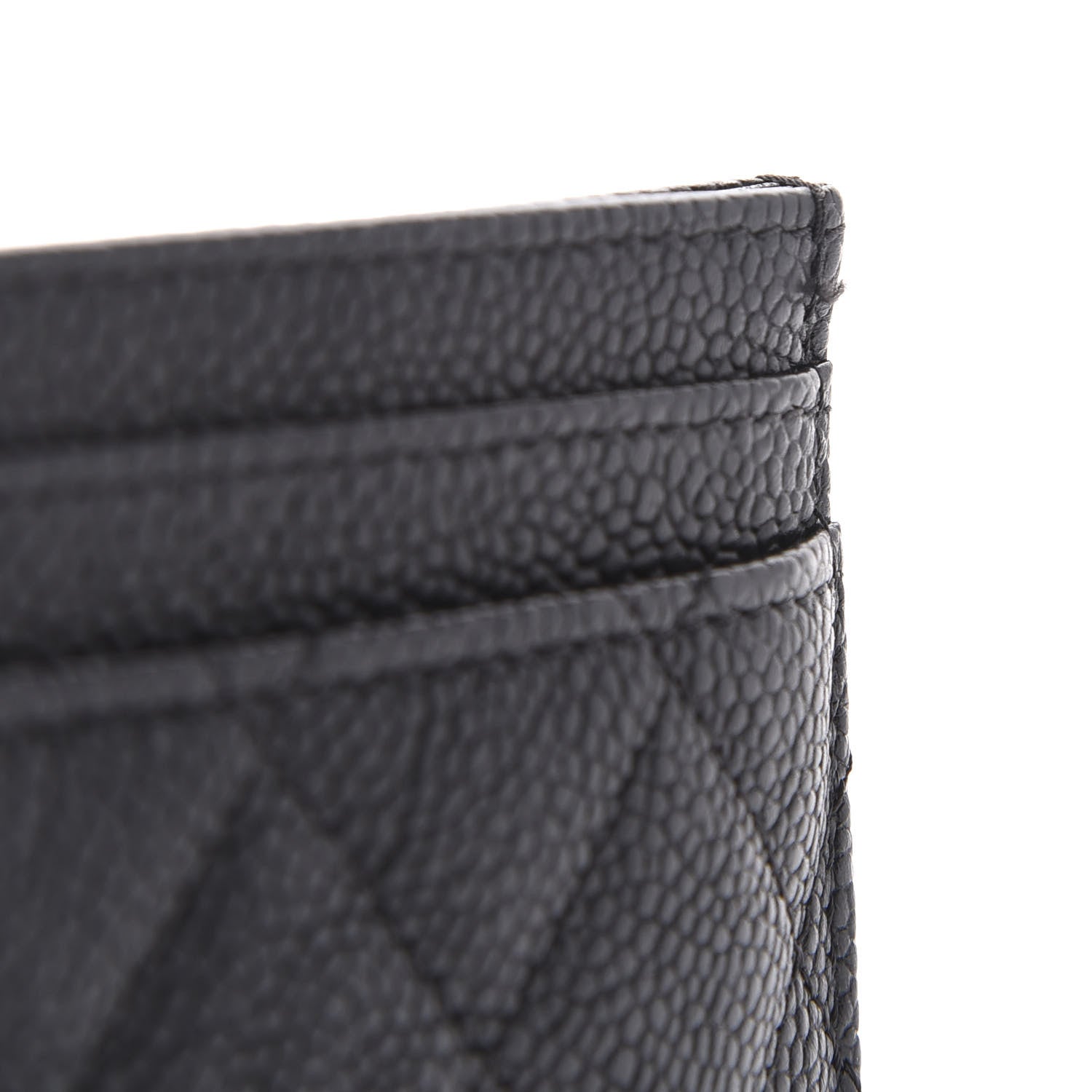 Chanel Caviar Quilted Filigree Card Holder Black 11 of 12