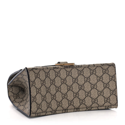 Balenciaga X GUCCI GG Supreme Monogram Small Hourglass Top Handle Bag Beige Ebony 4 of 12