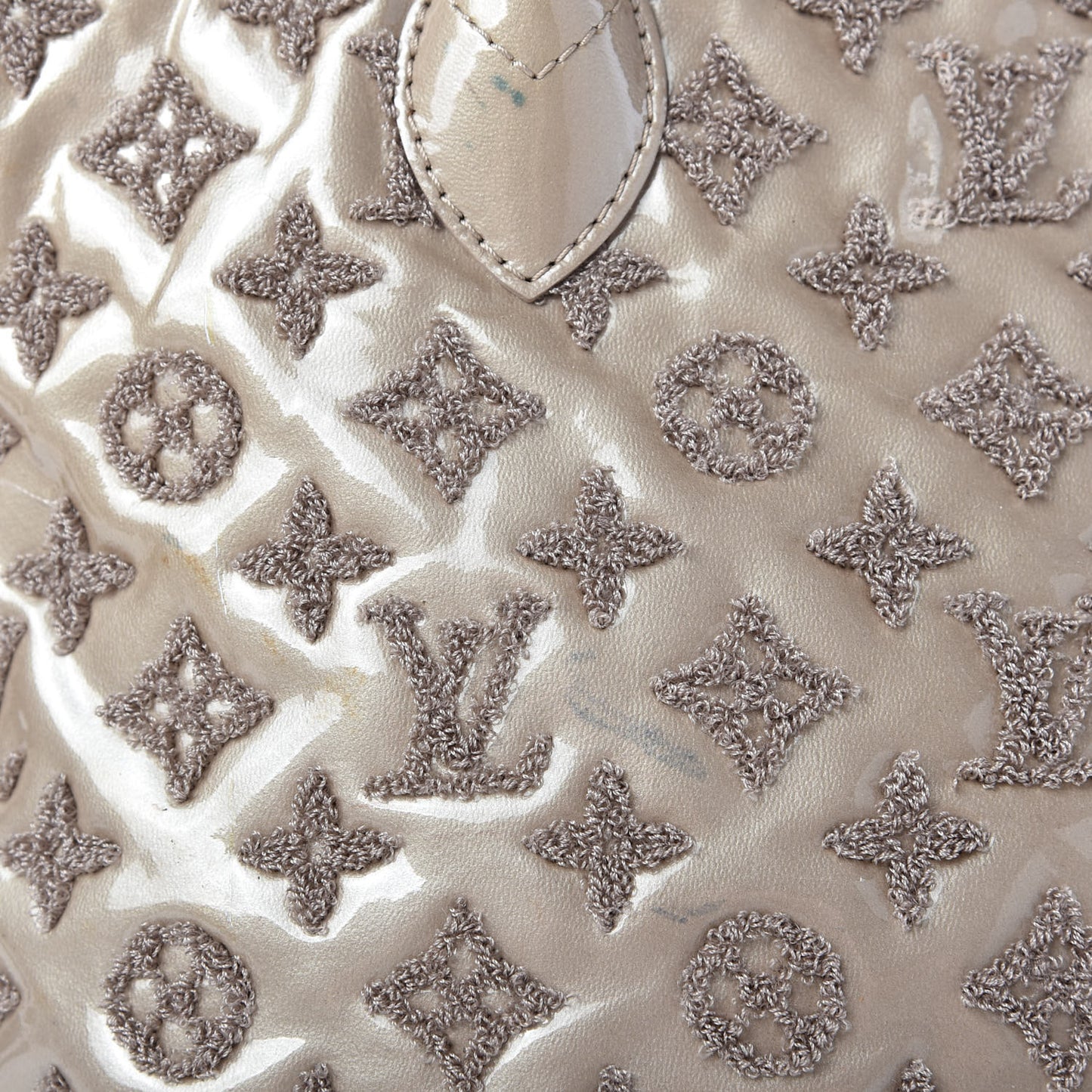 Patent Lambskin Fascination Lockit Gris