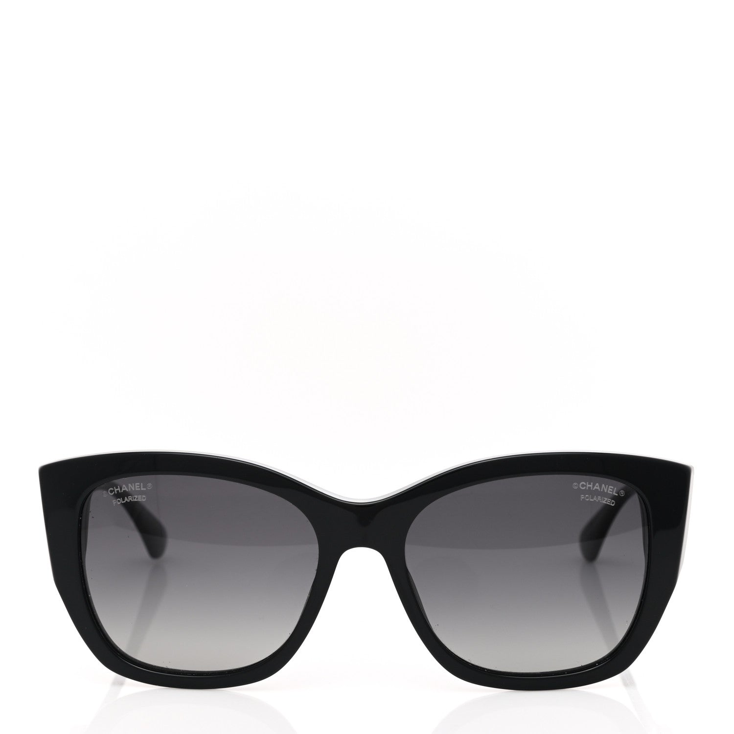 Chanel Acetate Butterfly Signature CC Sunglasses 5429 Black 2 of 7