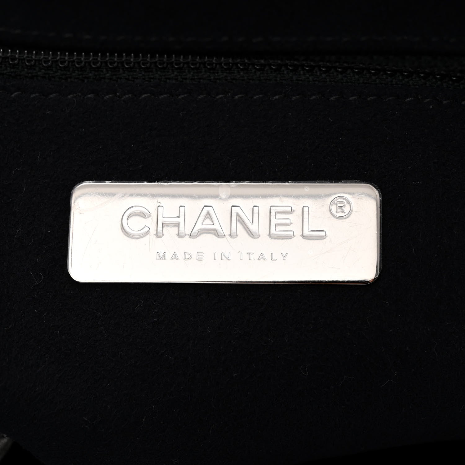 Chanel Metallic Calfskin Crocodile Embossed Large Backpack Silver 6 of 10