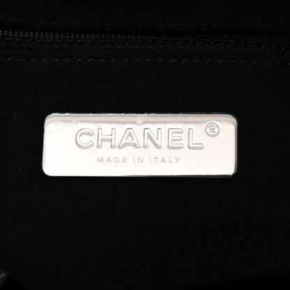 Chanel Metallic Calfskin Crocodile Embossed Large Backpack Silver 6 of 10