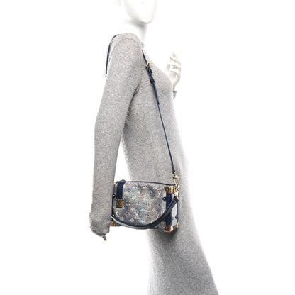 Louis Vuitton Monoglam Side Trunk MM Blue 2 of 9