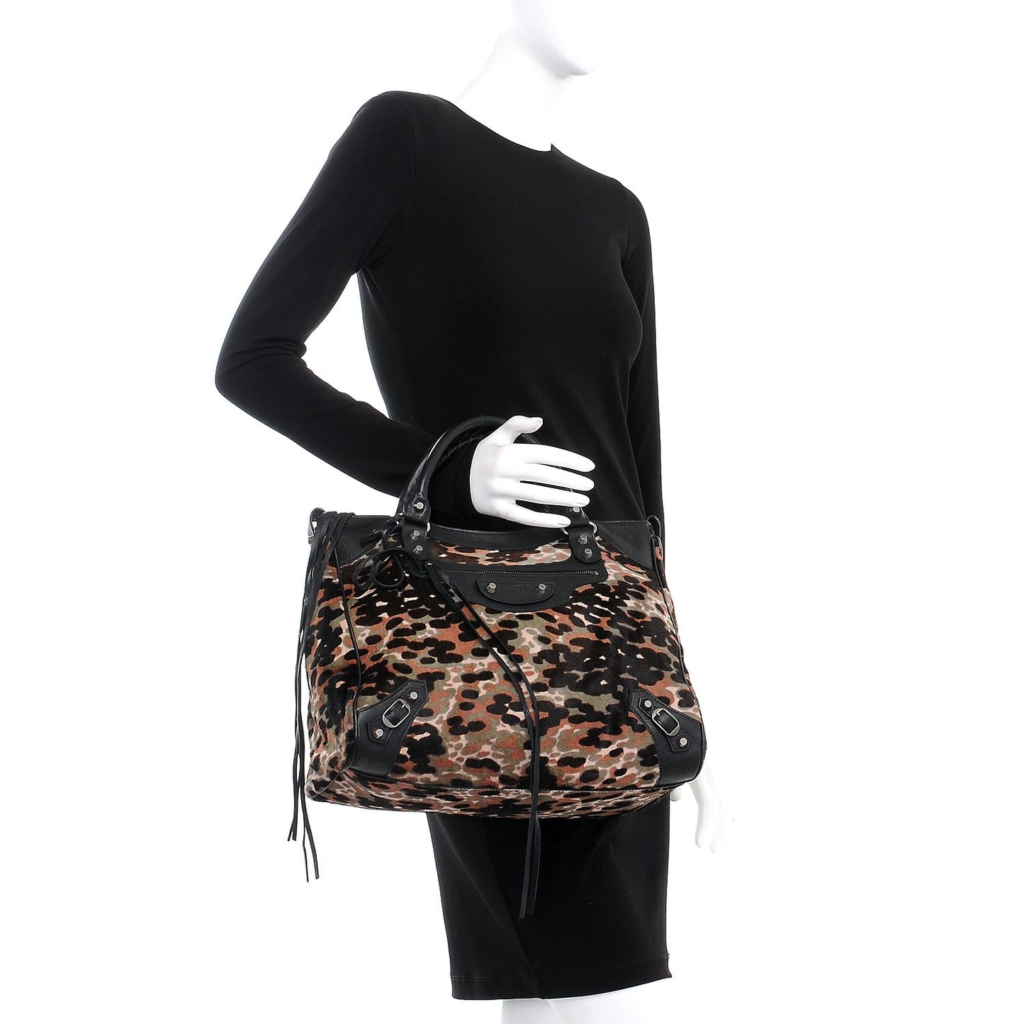 Agneau Pony Hair Velo Animalier Print