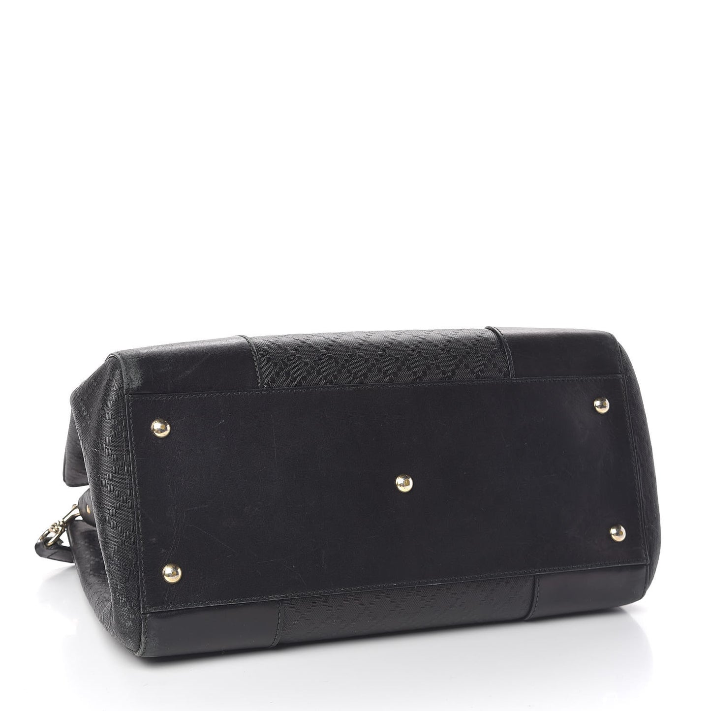 Hilary Lux Bright Diamante Medium Top Handle Bag Black