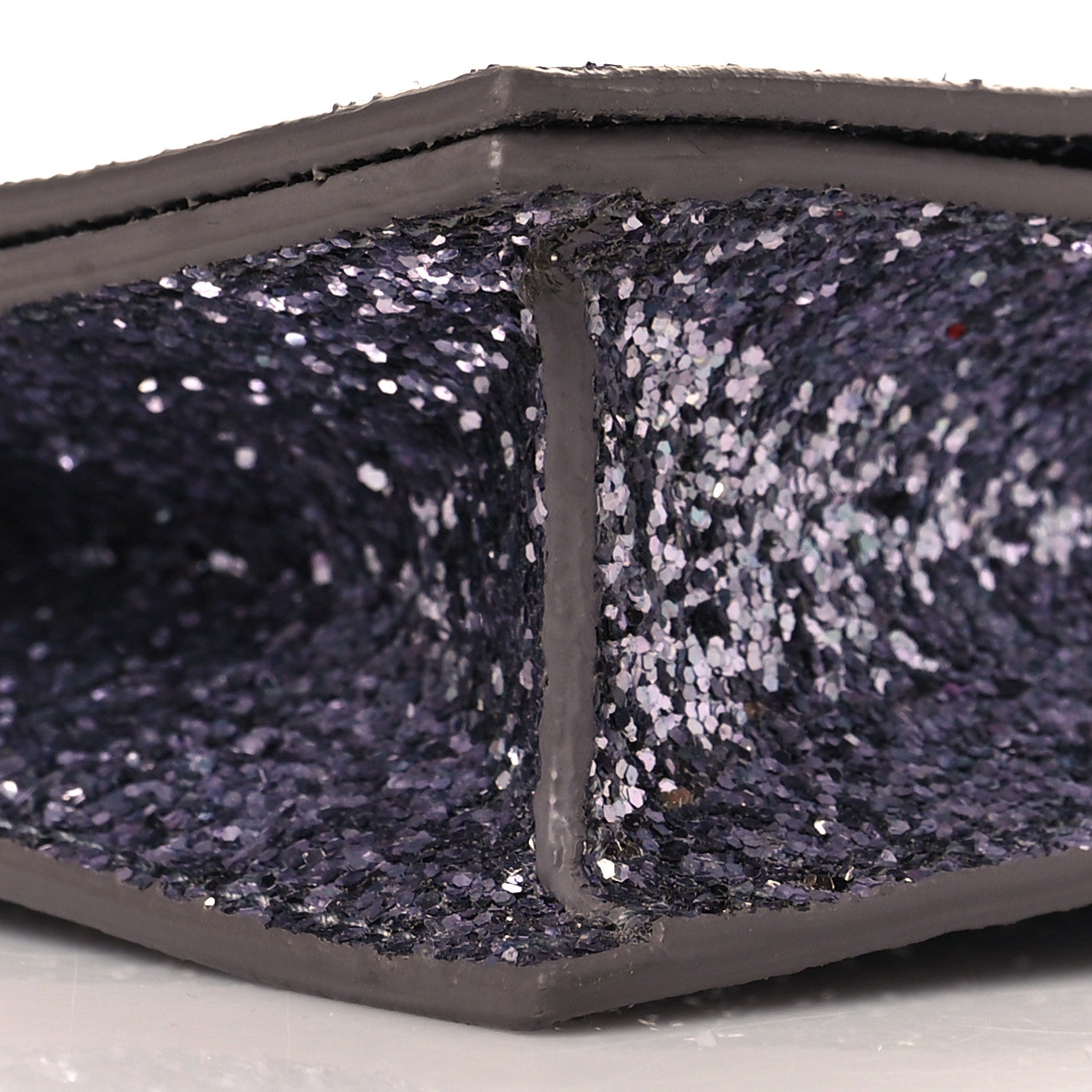 Saint Laurent Glitter Classic Kate Monogram Clutch Sunset Grey 9 of 10