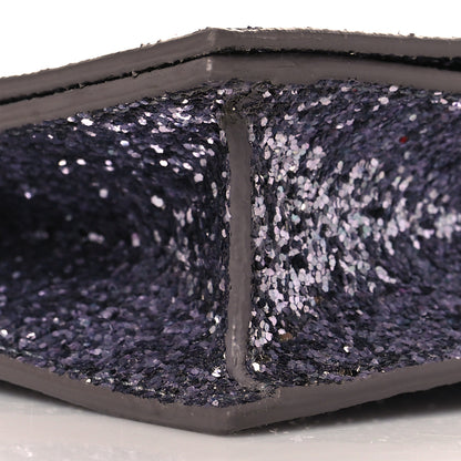 Saint Laurent Glitter Classic Kate Monogram Clutch Sunset Grey 9 of 10