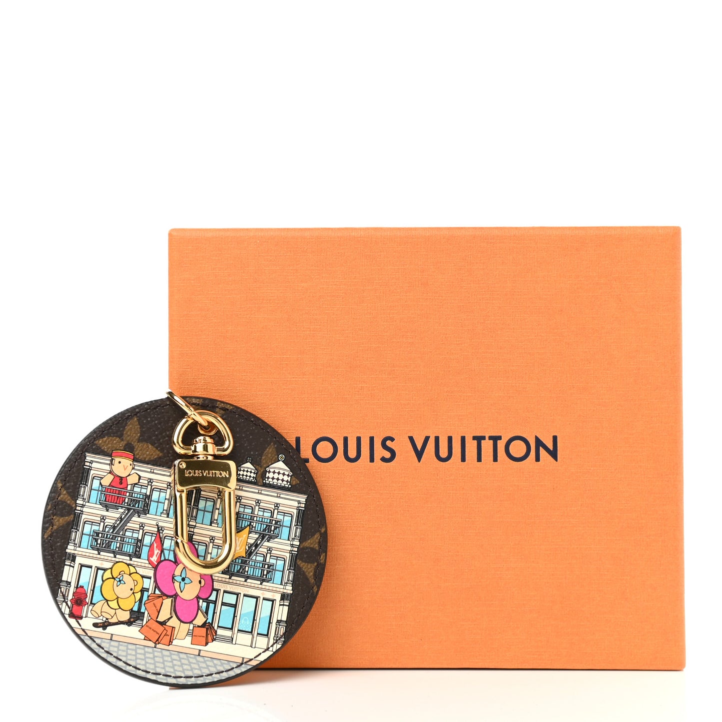 Monogram 2022 Christmas Animation Bag Charm Key Ring