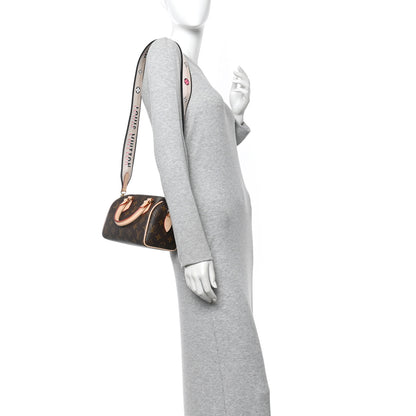 Louis Vuitton Monogram Speedy Bandouliere 20 Black 2 of 9