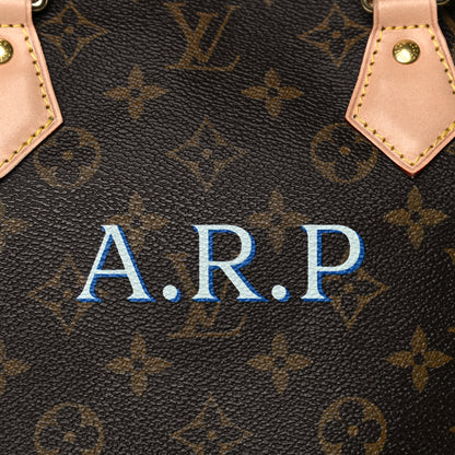 Louis Vuitton Monogram My LV Heritage Speedy Bandouliere 40 White Blue Clair 10 of 15