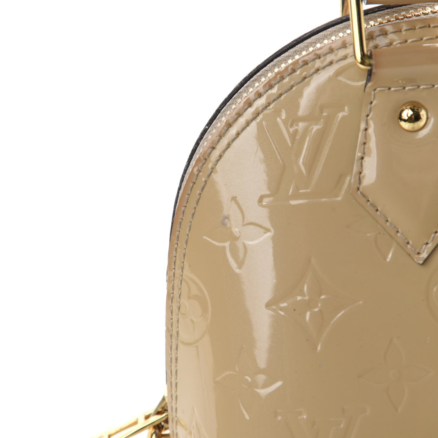 Louis Vuitton Vernis Alma BB Dune 12 of 14
