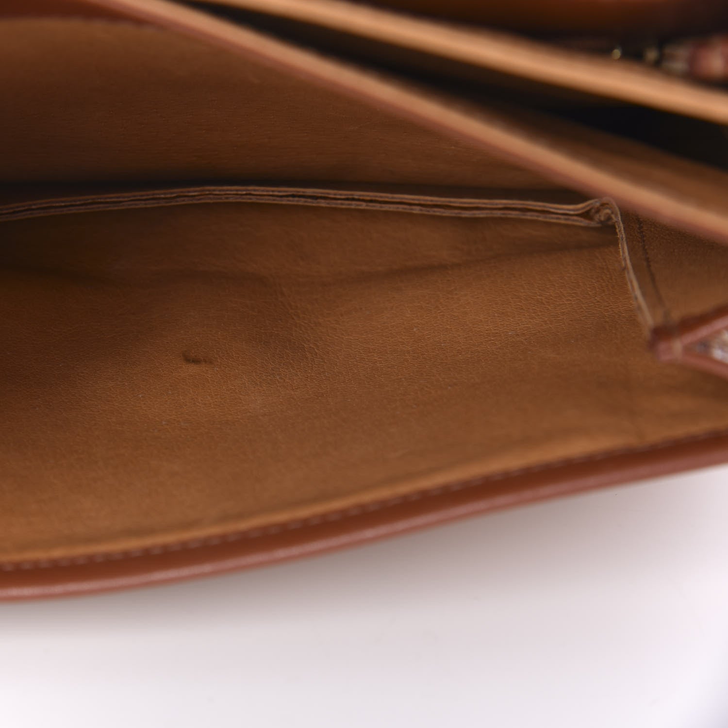 MCM Visetos Small Flap Shoulder Bag Cognac 14 of 14