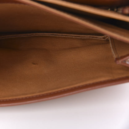 MCM Visetos Small Flap Shoulder Bag Cognac 14 of 14
