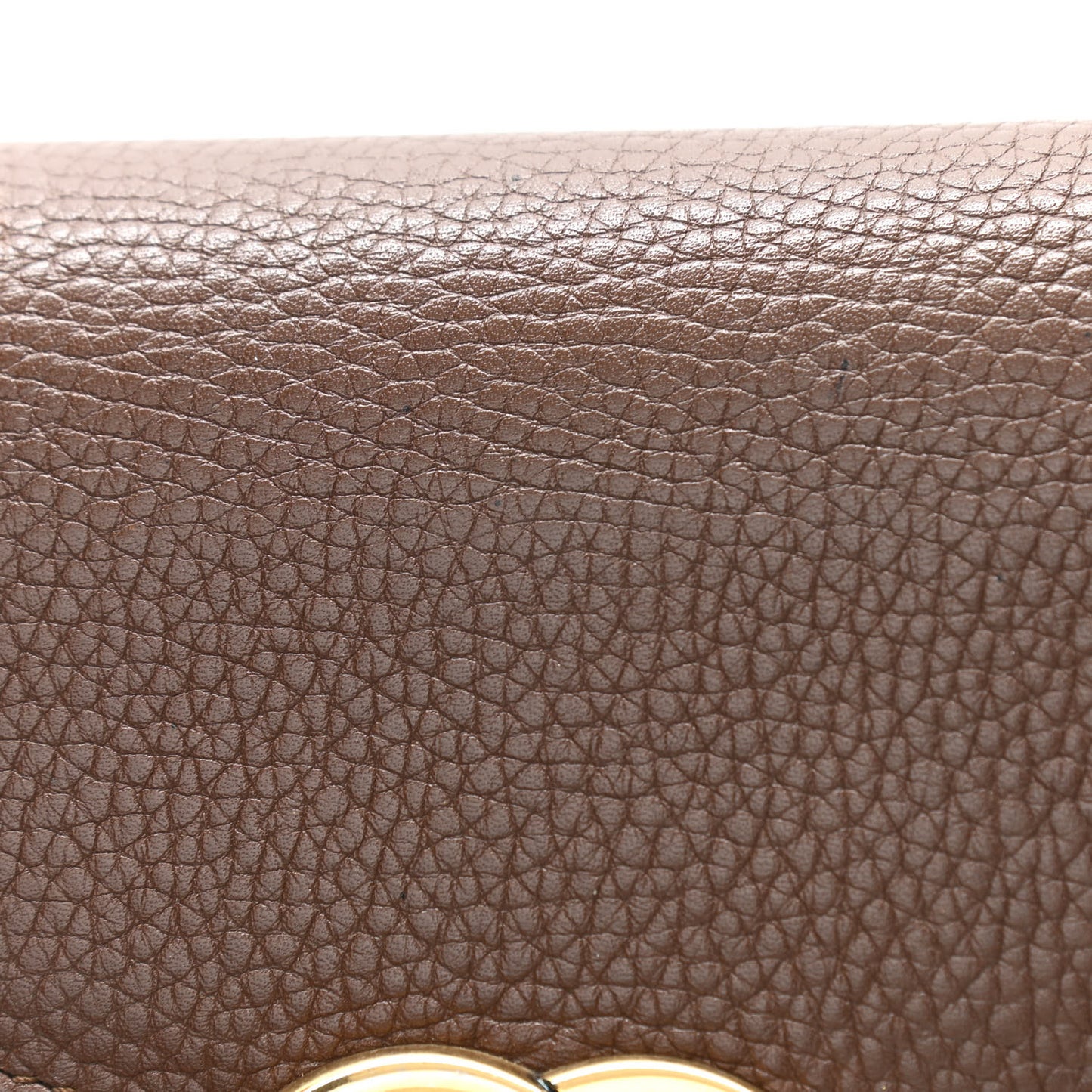 Cellarius Calfskin GG Marmont Chain Wallet Nut Brown