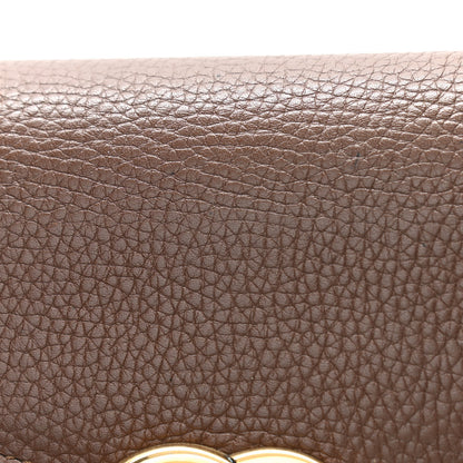 Gucci Cellarius Calfskin GG Marmont Chain Wallet Nut Brown 11 of 13