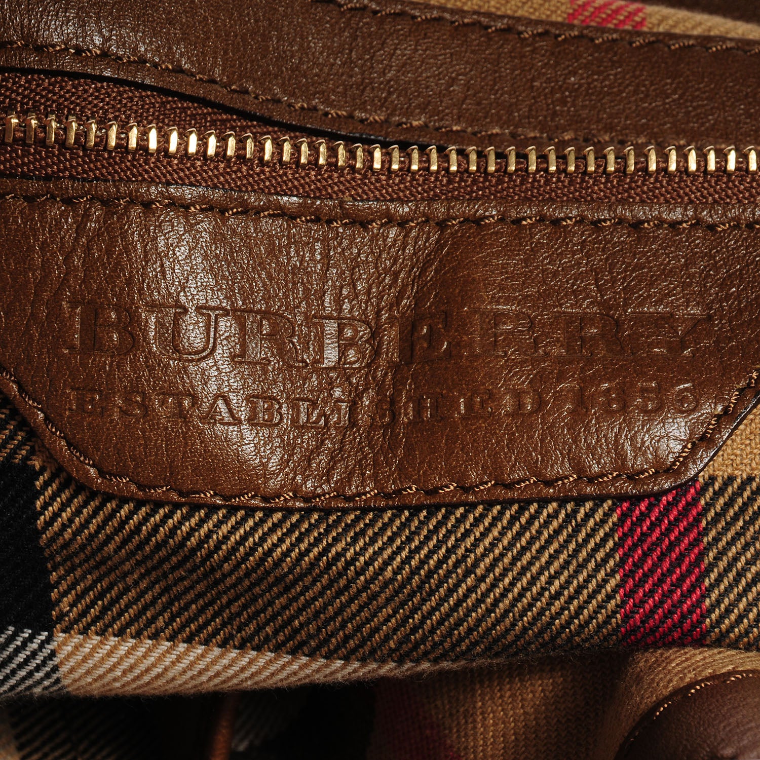 Burberry Leather Lawrence Straw 6 of 9