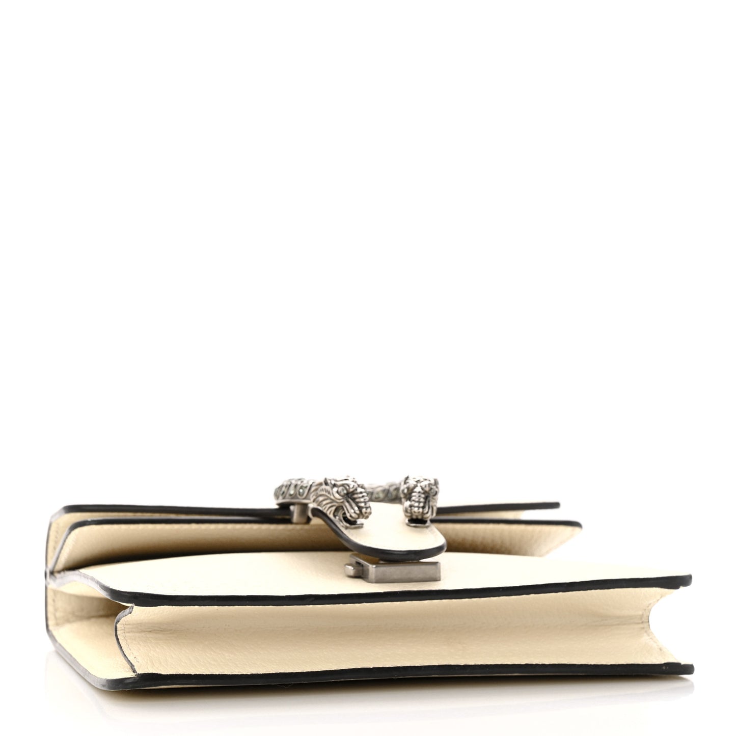 Textured Calfskin Crystal Mini Dionysus Shoulder Bag Mystic White