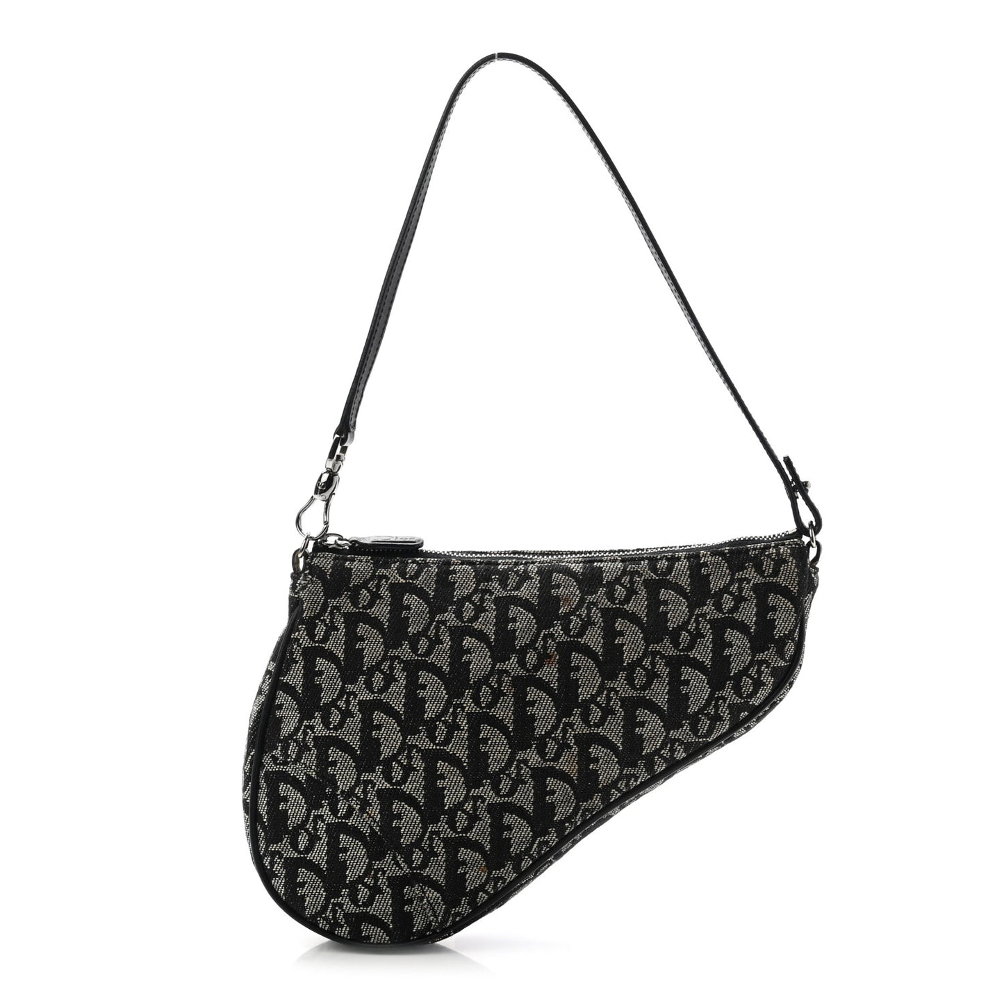 Monogram Mini Saddle Pochette Black