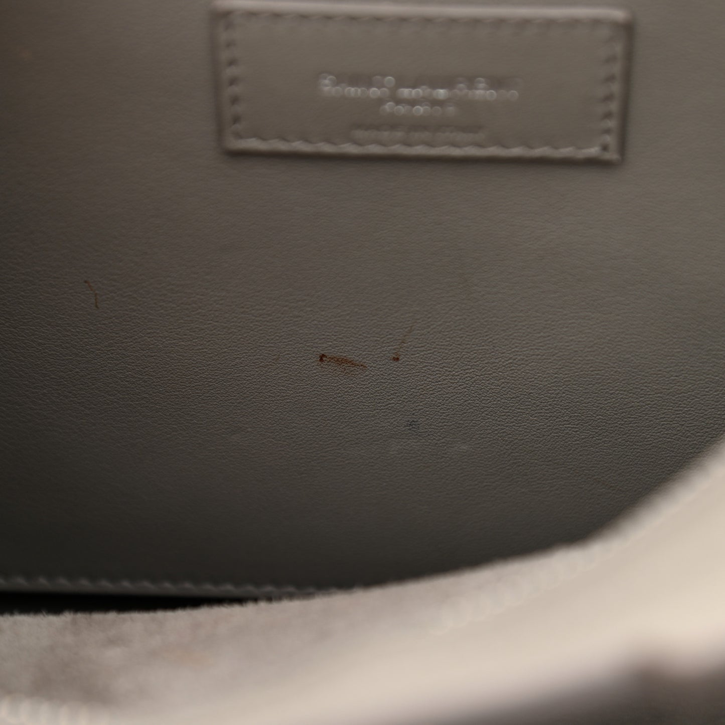 Calfskin Monogram Baby Cabas Fog