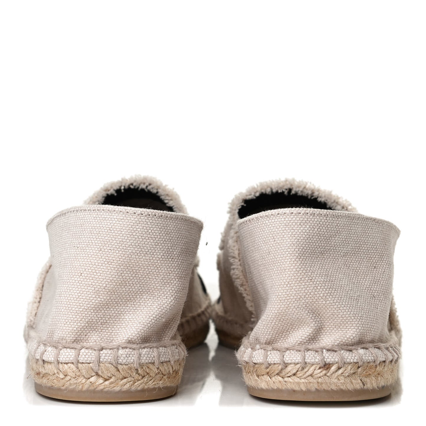 Canvas CC Espadrilles 39 Beige Clair Black