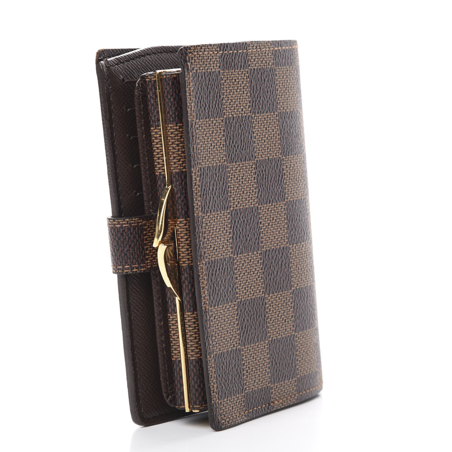 Louis Vuitton Damier Ebene French Purse Wallet 2 of 9
