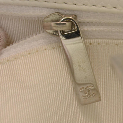 Chanel Caviar Grand Shopping Tote GST White 6 of 9