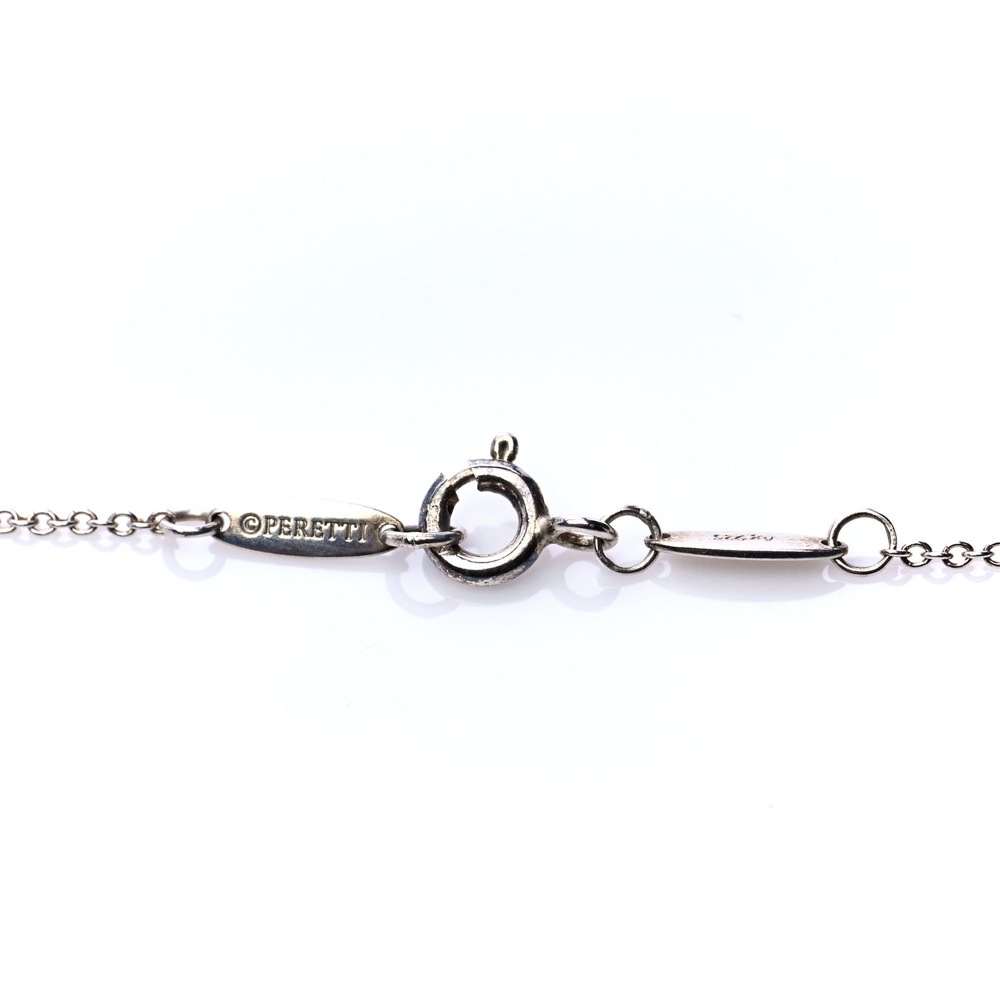 Sterling Silver Elsa Peretti Letter I Pendant Necklace