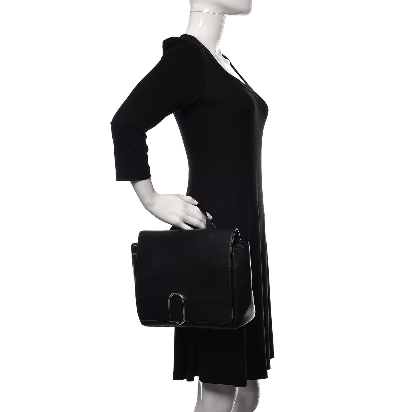 3.1 Calfskin Alix Crossbody Bag Black