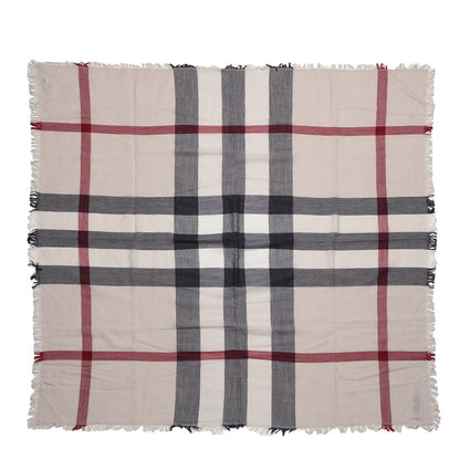 Burberry Merino Wool Nova Check Scarf Trench 1 of 4