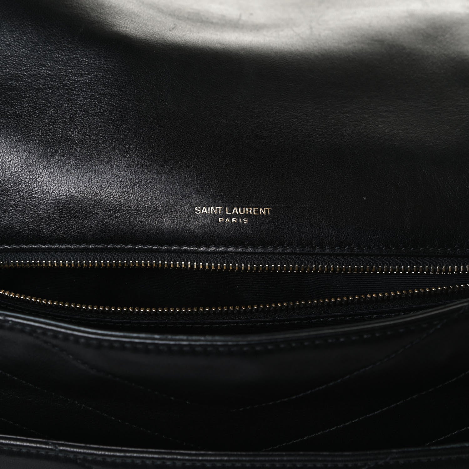 Saint Laurent Lambskin Matelasse Monogram Medium Niki Chain Satchel Black 8 of 13
