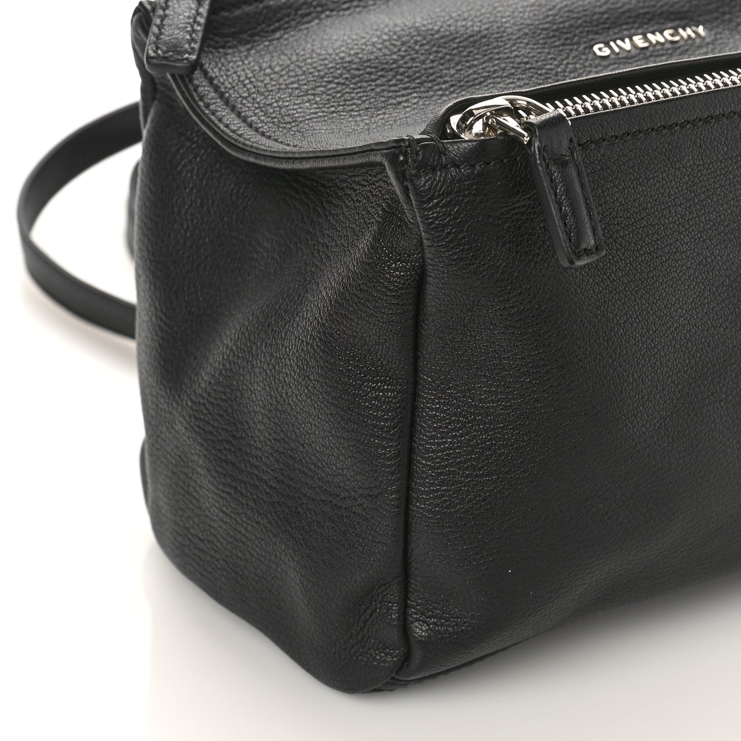 Sugar Goatskin Small Pandora Black