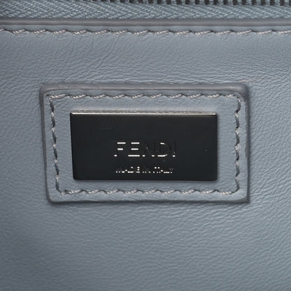 Fendi Nappa Lace Up Mini Peekaboo Iconic Satchel Azzurro Polvere 7 of 15
