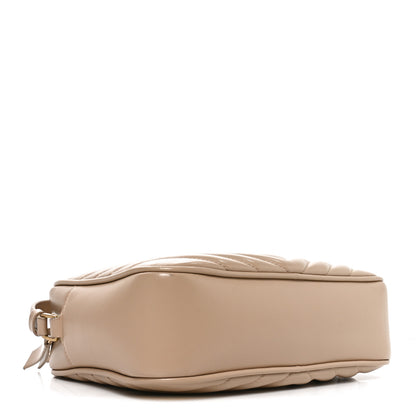 Saint Laurent Calfskin Matelasse Monogram Lou Camera Bag Dark Beige 3 of 10