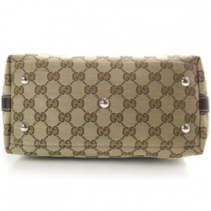 Gucci GG Monogram Medium Match Ball Tote Dark Brown 5 of 9