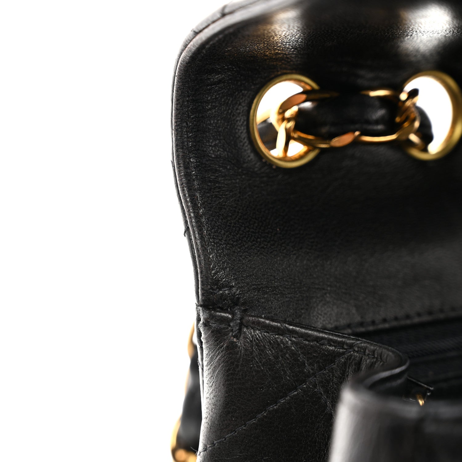 Chanel Lambskin Quilted Jumbo Single Flap Black 13 of 13