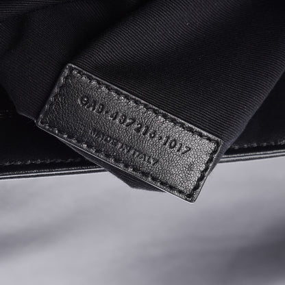 Saint Laurent Calfskin Y Quilted Monogram Medium Loulou Chain Satchel Black 8 of 9