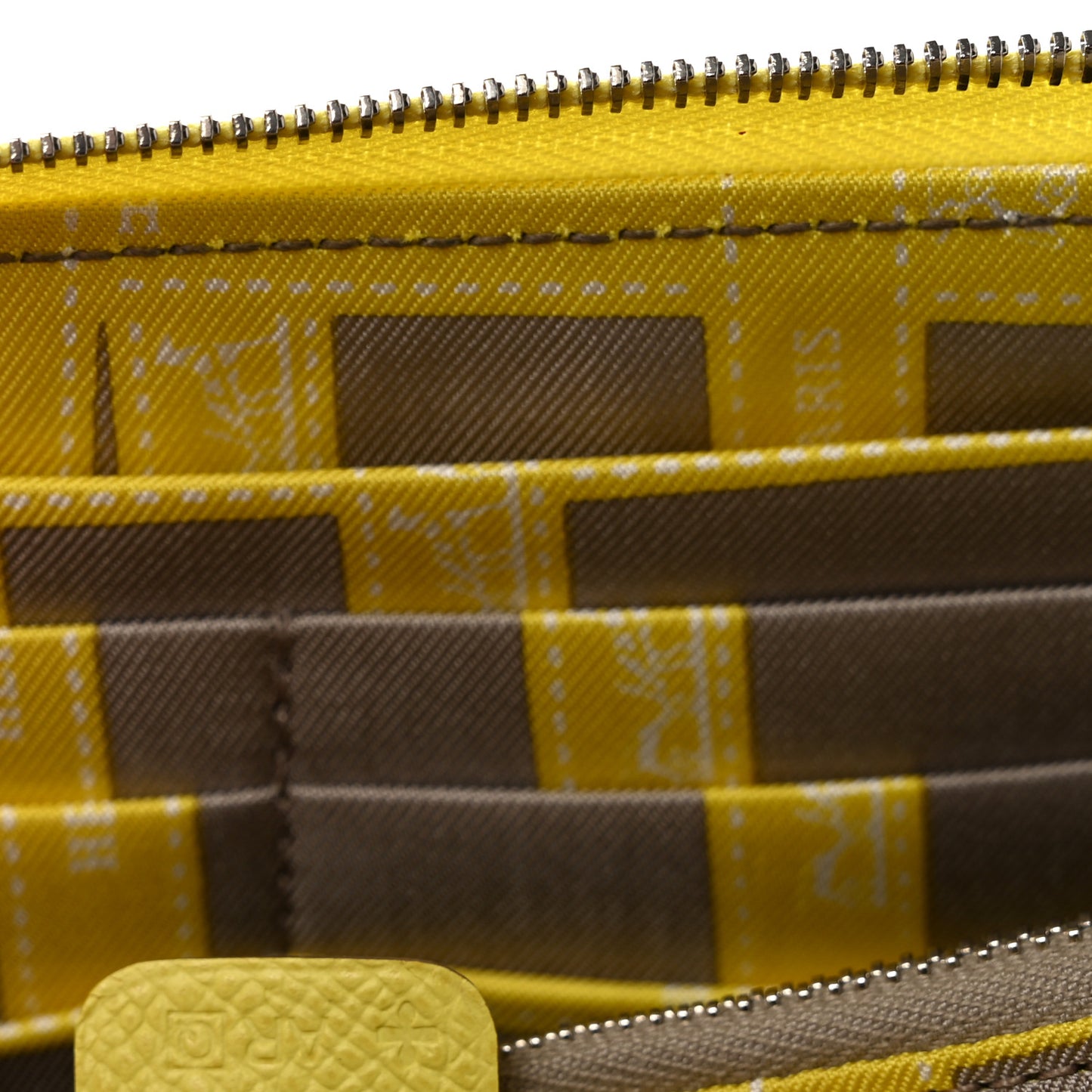 Epsom Silk'In Wallet Soufre Gris Tourterelle