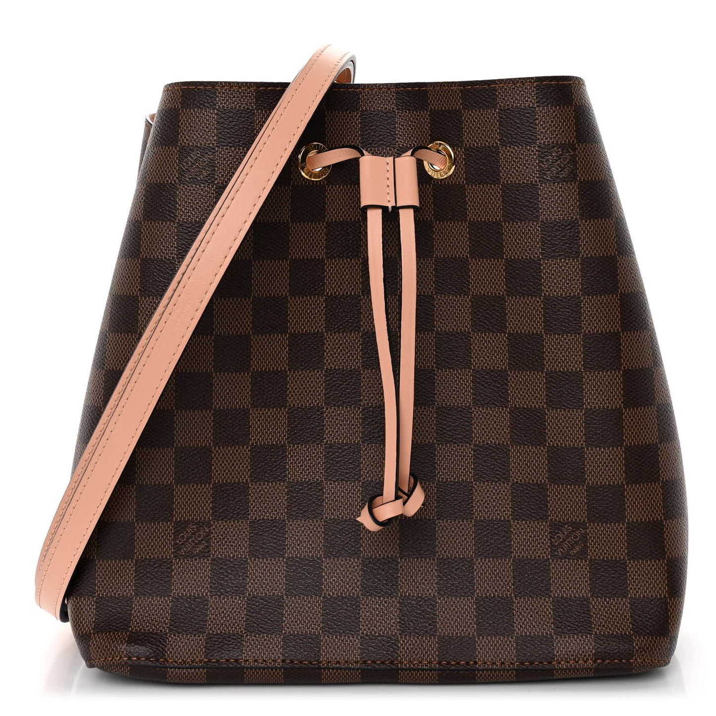 Damier Ebene Neonoe MM Venus Pink
